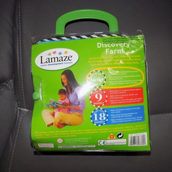 Lamaze Plush Developmental Soft Book Farm Toy Learning Curve NEW - Picture 2 of 4
